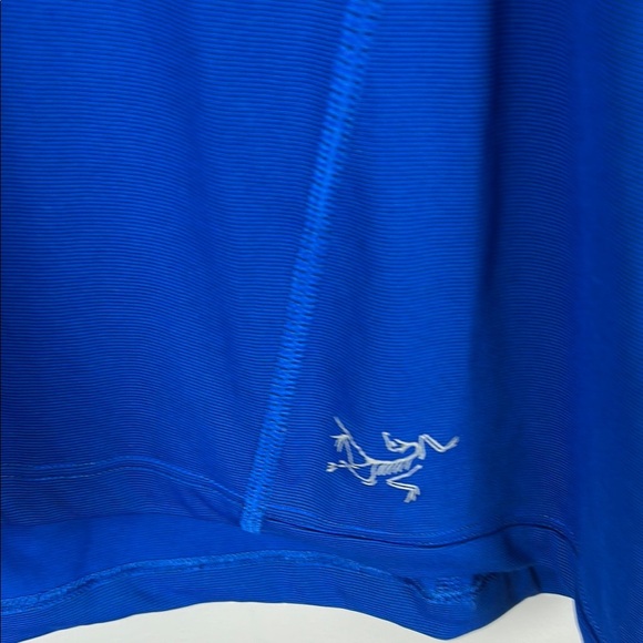 Arc'teryx Motus Crew Short Sleeve Blue Top Size Medium - Picture 6 of 8